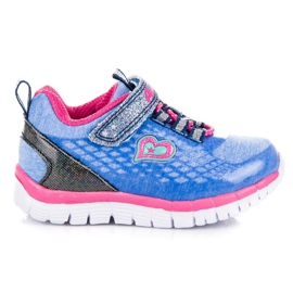 American Club Gebundene amerikanische Sportschuhe blau