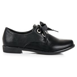 Anesia Paris Schuhe mit Bändern schwarz