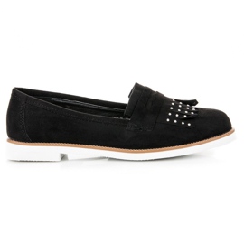 Sixth Sense Schwarze Wildleder-Loafer