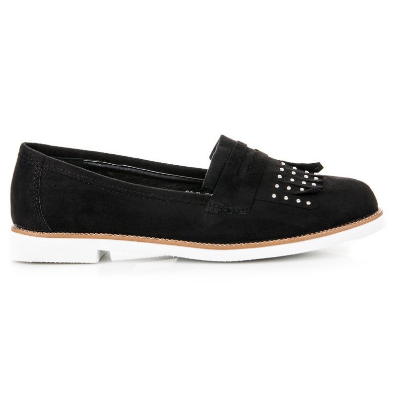 Sixth Sense Schwarze Wildleder-Loafer