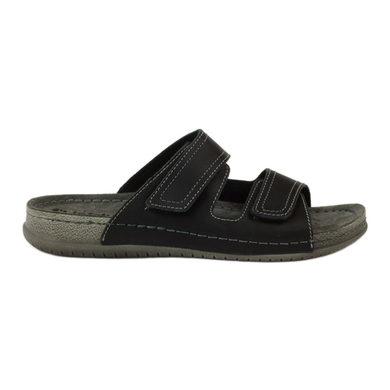 Inblu TH06 Flip-Flops mit Klettverschluss schwarz
