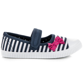 Velcro-Sneaker für Mckeylor weiß marineblau