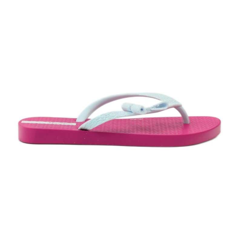 Glitzer-Flip-Flops mit Ipanema-Schleife rosa grau