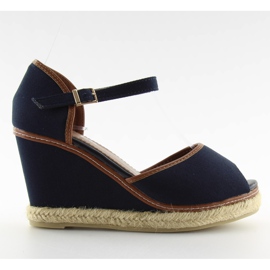 Keilsandalen AF-74 Marineblau