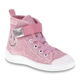 Befado Kinderschuhe 268X068 rosa grau