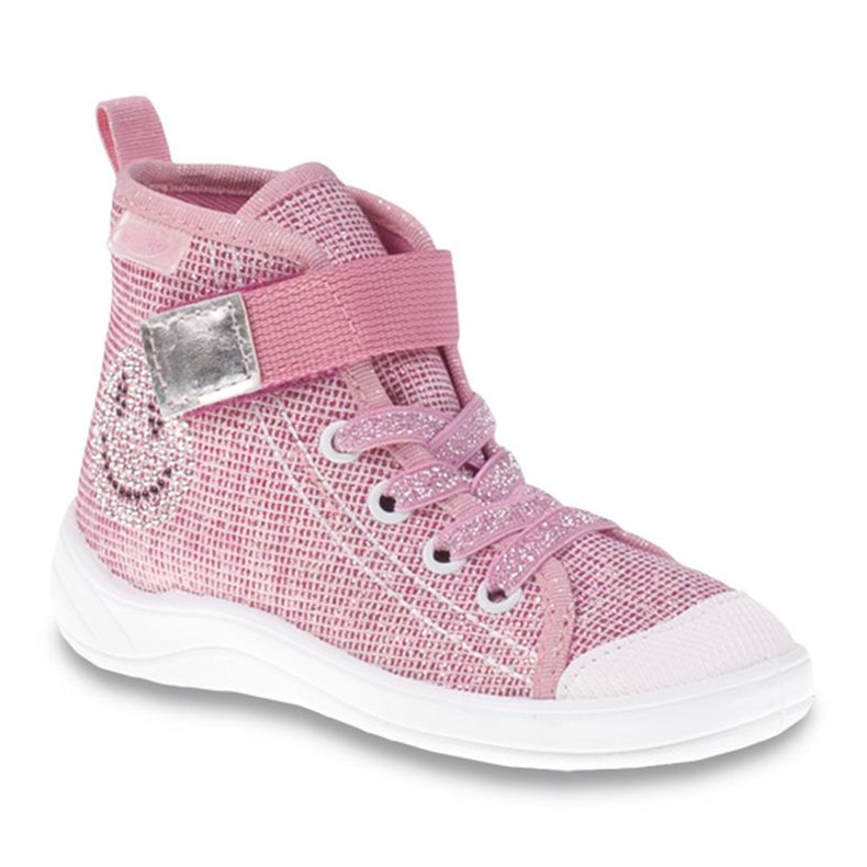 Befado Kinderschuhe 268X068 rosa grau