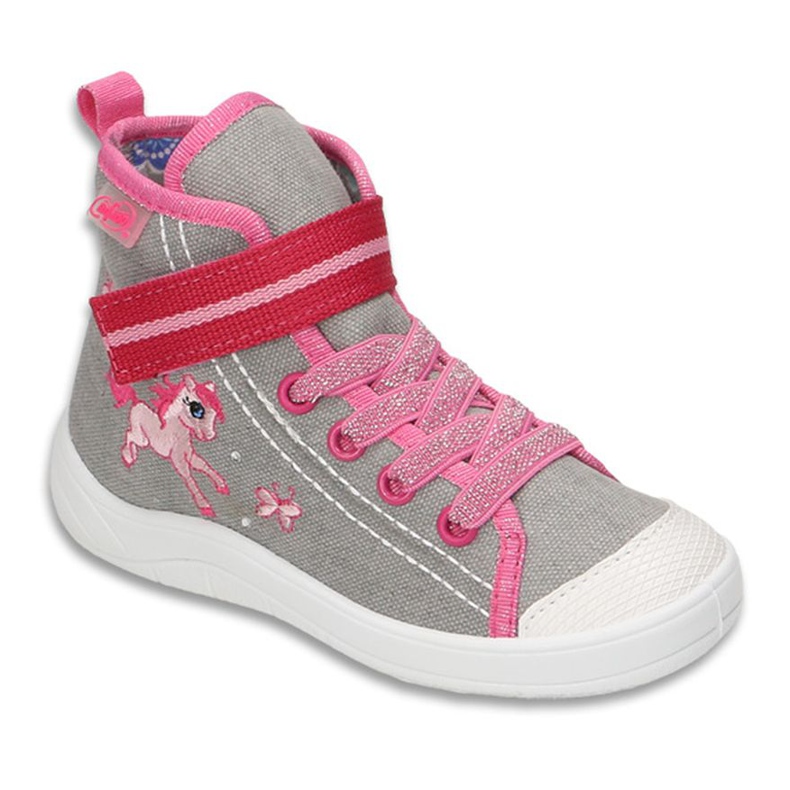 Befado Kinderschuhe 268X059 rosa grau
