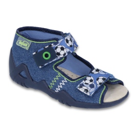 Befado gelbe Kinderschuhe 250P075 navy blau