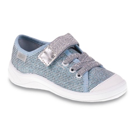 Befado Kinderschuhe 251X097 grau blau