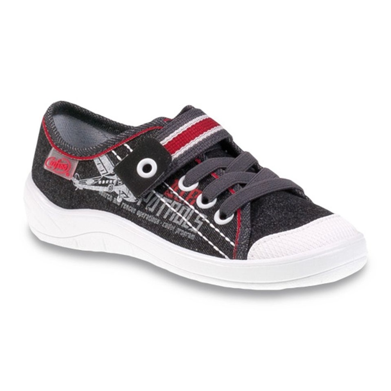 Befado Kinderschuhe 251Y091 rot grau
