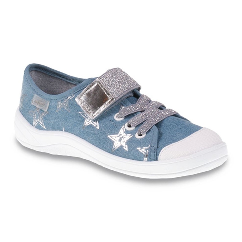Befado Kinderschuhe 251Y094 grau blau