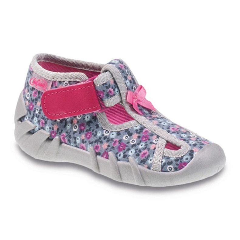 Befado Kinderschuhe 190P081 rosa grau