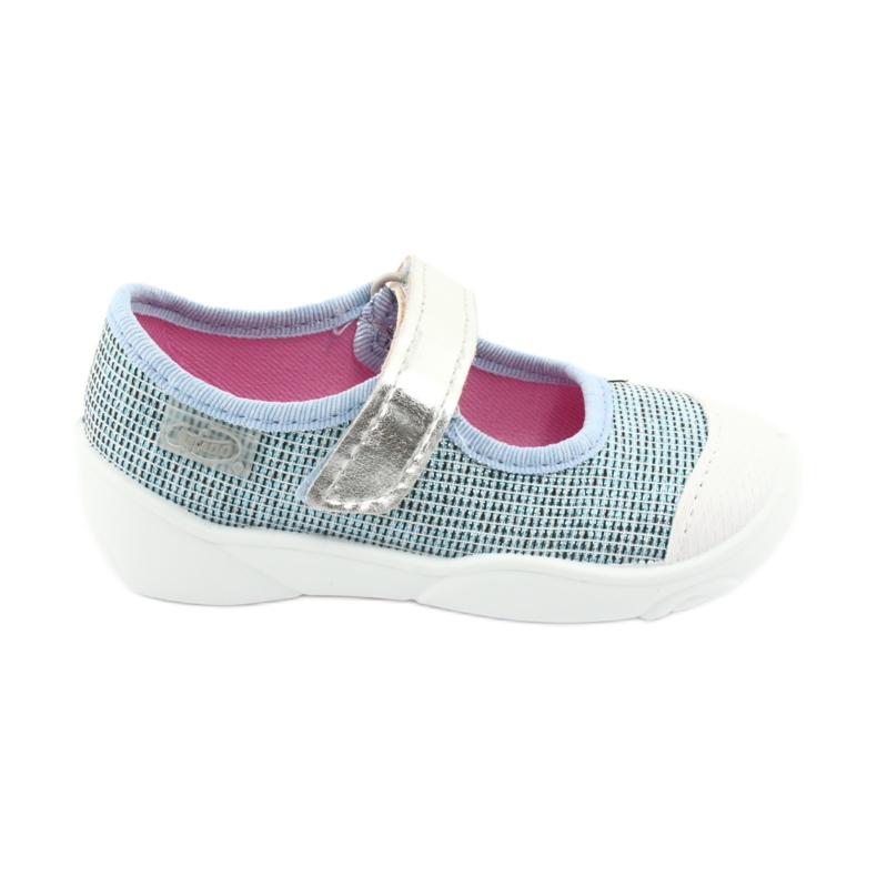 Befado Kinderschuhe 209P030 grau blau