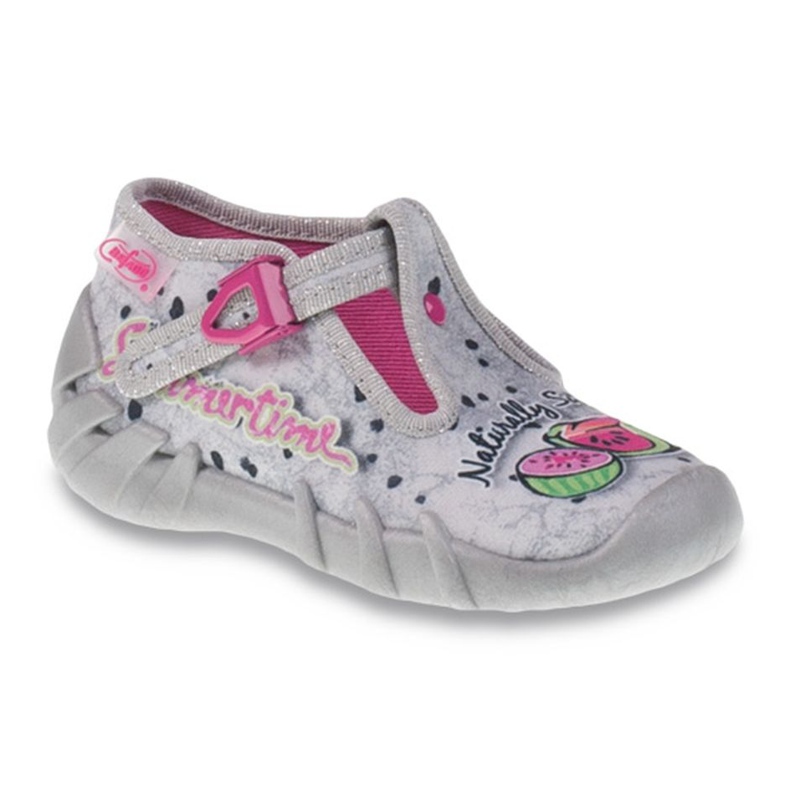 Befado Kinderschuhe 110P317 rosa grau