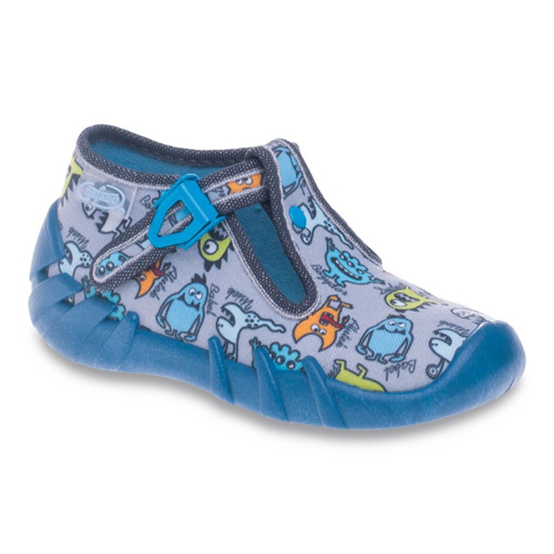 Befado farbige Kinderschuhe 110P308 blau