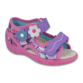 Befado Kinderschuhe VPE 065X120 rosa lila