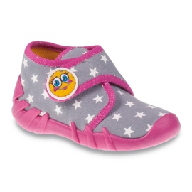 Befado Kinderschuhe 523P010 rosa grau