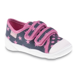 Befado rosa Kinderschuhe 907P098 marineblau