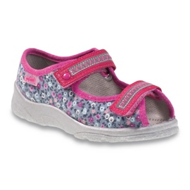 Befado Kinderschuhe 969X119 rosa grau