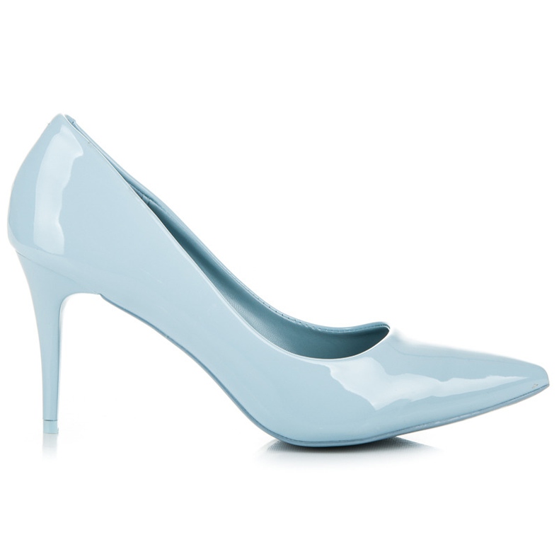 Comer Stilvoll lackierte Absätze blau