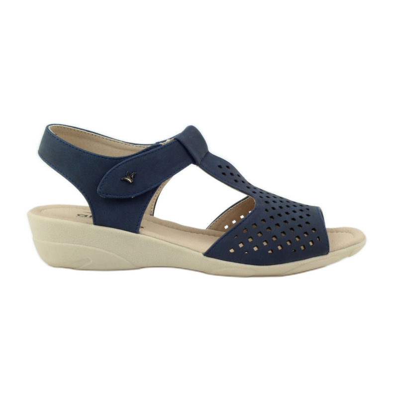 Super bequeme marineblaue Aloeloe Sandalen navy blau