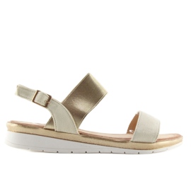 Goldene Damensandalen A-04 Gold