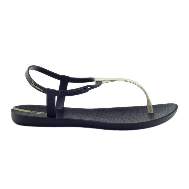 Ipanema 82283 schwarzgoldene Flip-Flops gelb