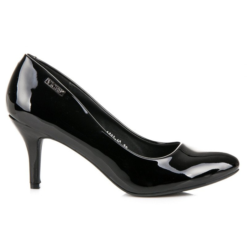Vices Klassische Glanz-Heels schwarz