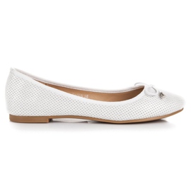 Renda Weiße Ballerinas für Damen