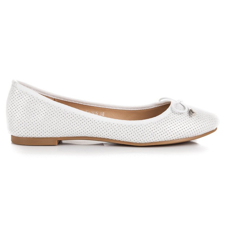 Renda Weiße Ballerinas für Damen