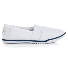 Weißer Slipony Mckeylor aus Textil