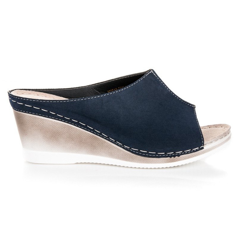 Keilsandalen von Vinceza blau