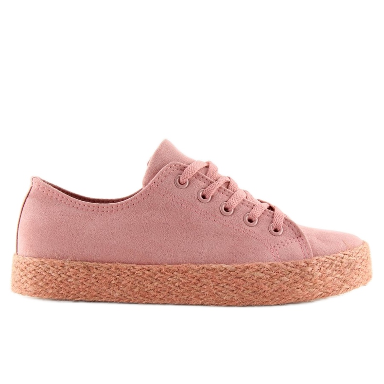 Espadrilles vollfarbig rosa K1830201 Rosa