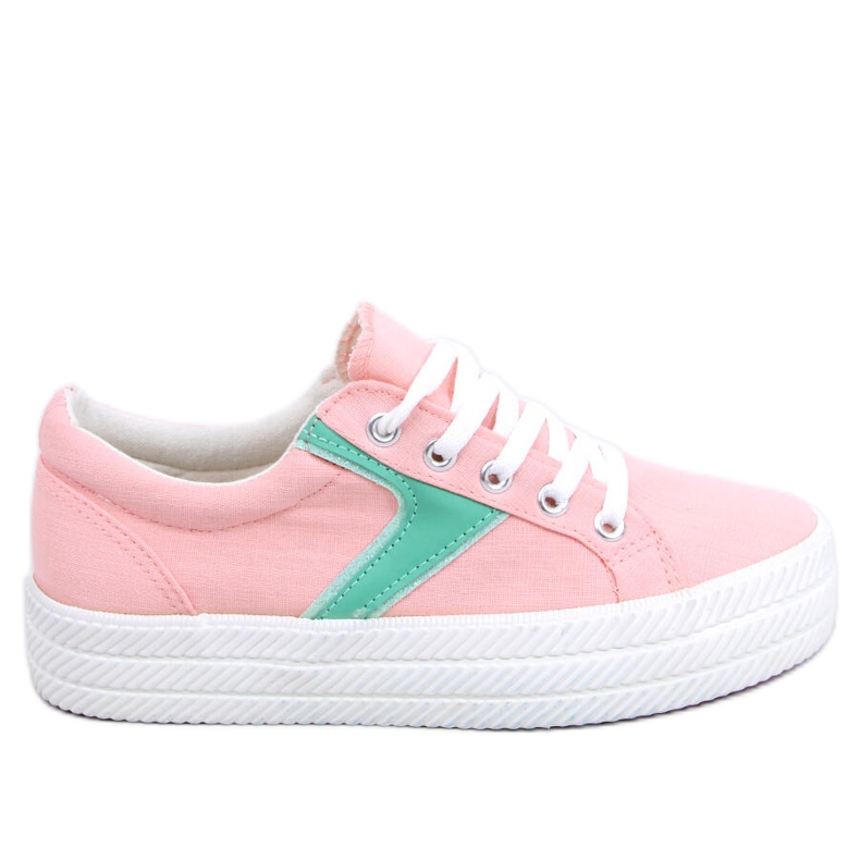 BM Rosa Sneakers mit hohen Sohlen K1831401 Rosa
