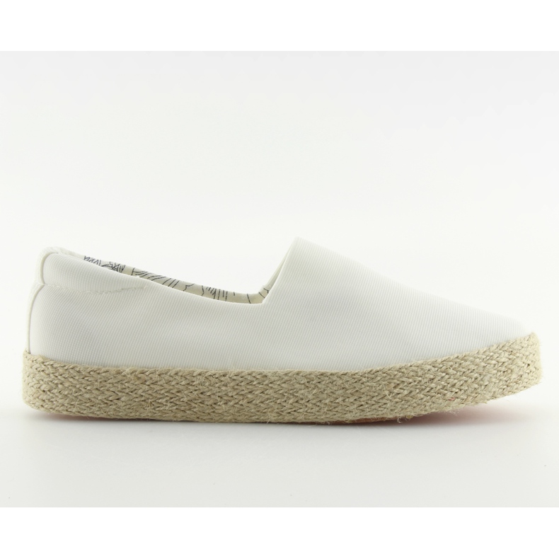 Espadrilles zum Hineinschlüpfen weiß k1833801 blanco