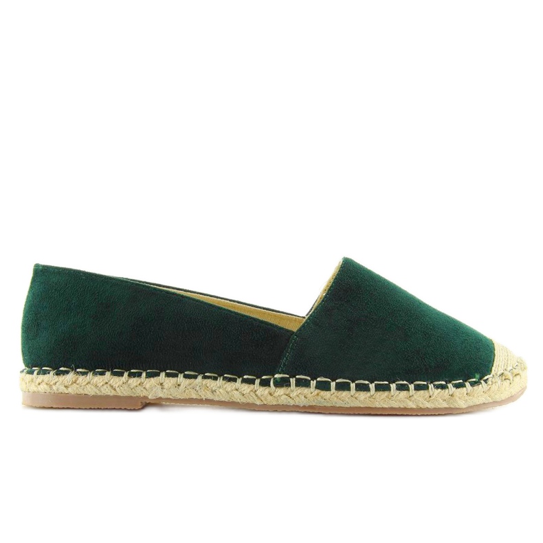 Grüne Wildleder-Espadrilles LT22K-5 grün