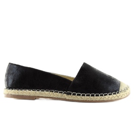 Schwarze Damen-Espadrilles LT23K-1 schwarz