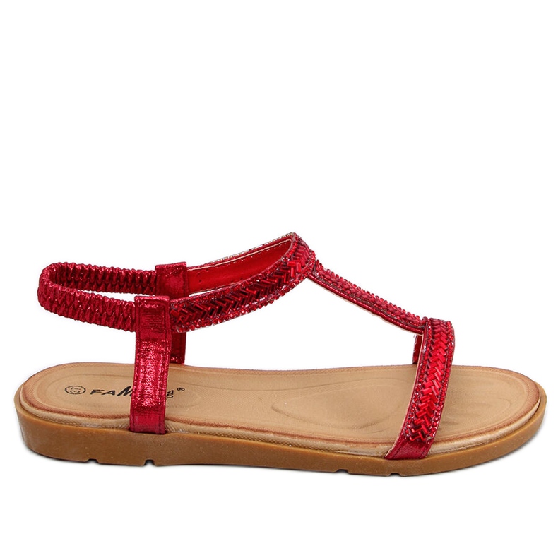 Rote Damensandalen FM5035 Rot