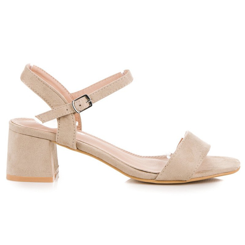 Renda Hochhackige Sandalen braun