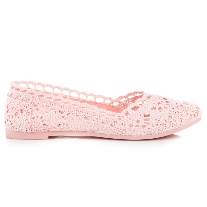 Seastar Ballerinas aus rosa Spitze