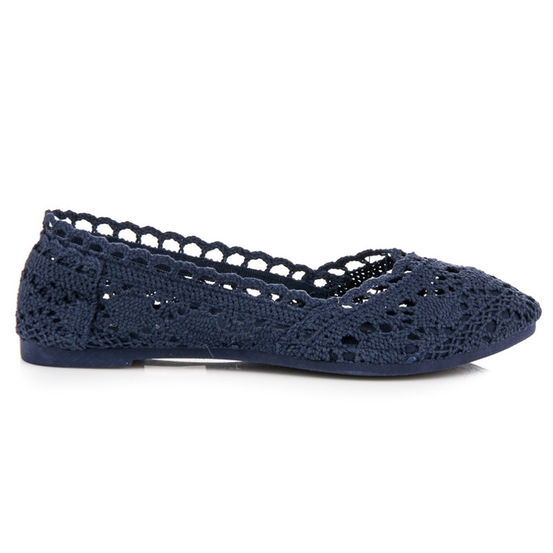 Seastar Ballerinas aus marineblauer Spitze