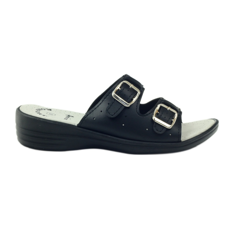 American Club Bequeme medizinische Hausschuhe American 2/2018 schwarz