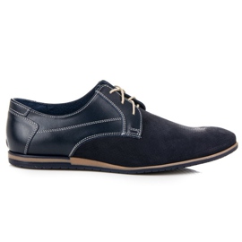 Durchbrochene LUCCA-Schuhe blau