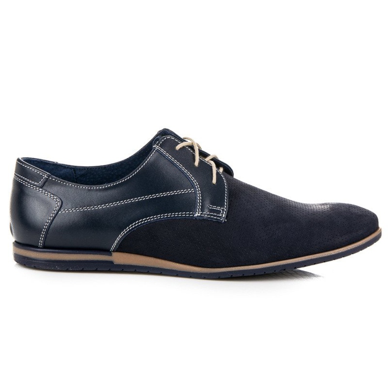 Durchbrochene LUCCA-Schuhe blau