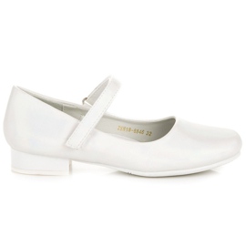 Ballerina mit Velcro vinceza weiß