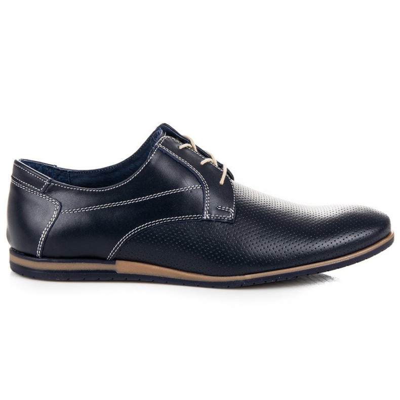 Durchbrochene LUCCA-Schuhe blau