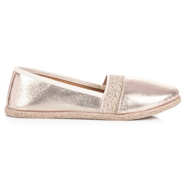 Goldene Mckeylor-Espadrilles gelb rosa