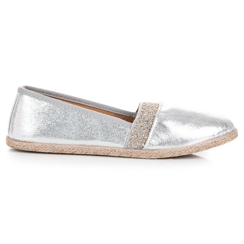 Silberne Mckeylor-Espadrilles grau