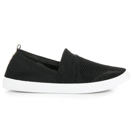 MCKEYLOR Slip-On-Sneaker aus Textil schwarz