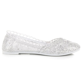 Seastar Ballerinas aus Boho-Spitze grau
